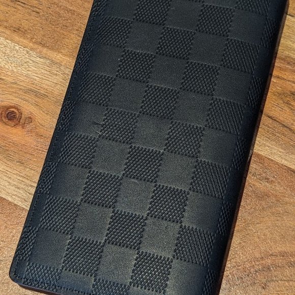 Louis Vuitton Brazza Wallet - Damier Infini Onyx (Black Leather) - Picture 2 of 6